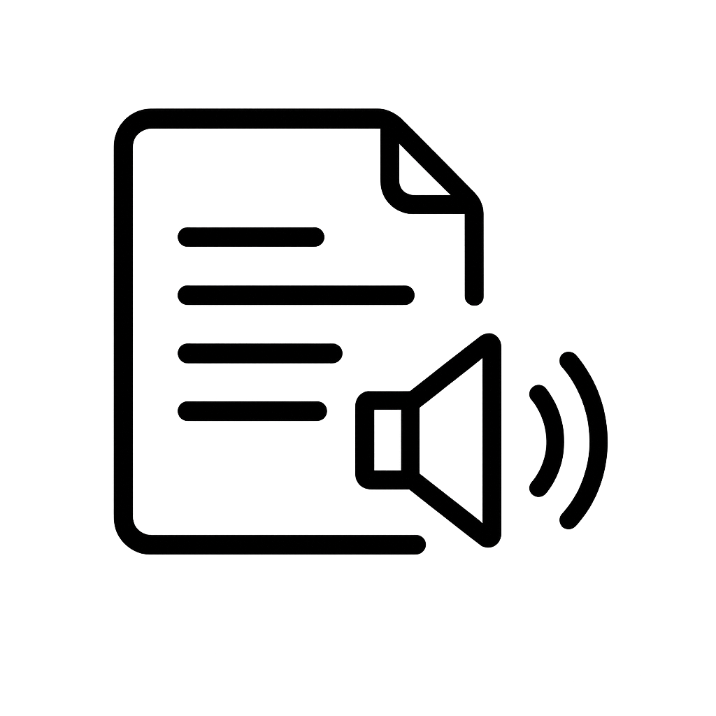 Doc to Audio conversion