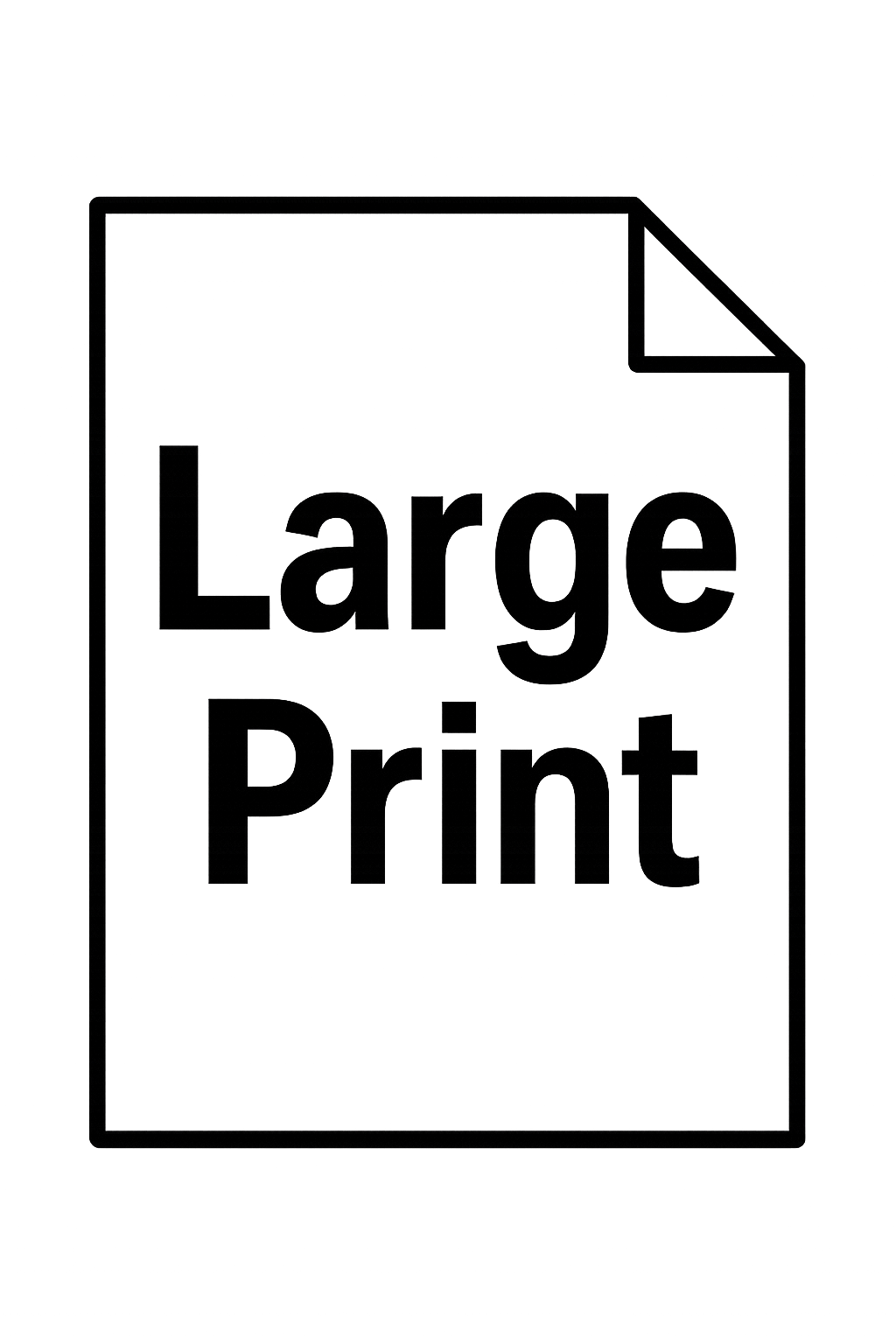 Large Print Services